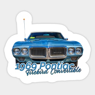 1969 Pontiac Firebird Convertible Sticker